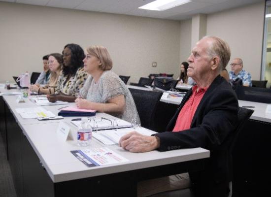 students in leadership certificate program